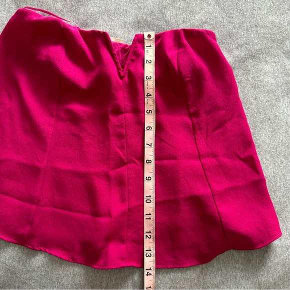 FREE PEOPLE Intimately Toss it On Strapless Tube Top Hot Pink  XS - Picture 7 of 7